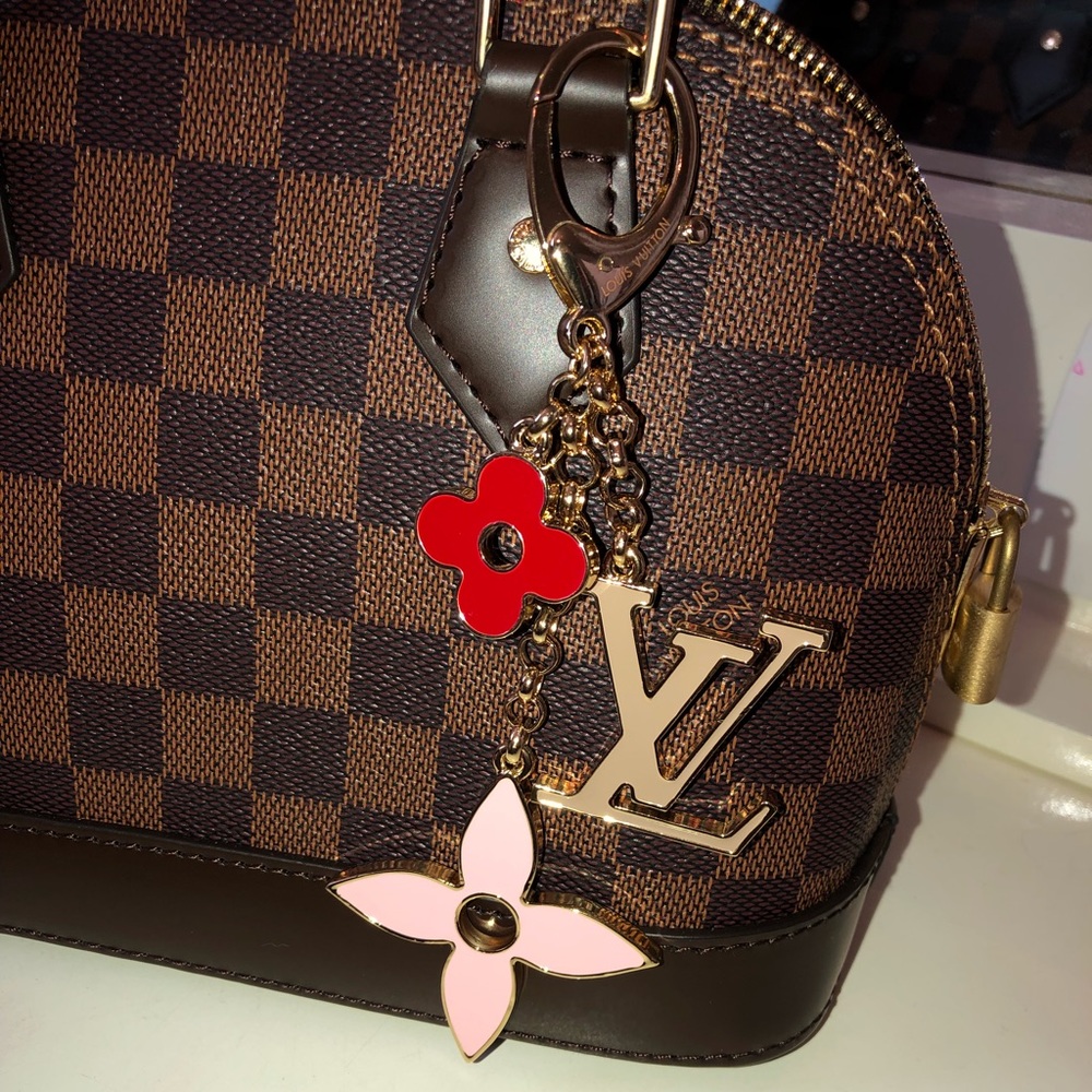 Designer Brand Charm Key Chain
